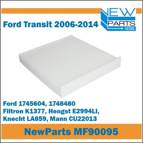 Filtr kabinowy MF90095 Ford Transit 2006-2014 zamiennik K1377
