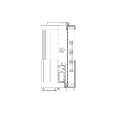WIX R96C25CV - Filtr hydrauliczny P173486 HY10077 R623C10 HF28796 SH52622