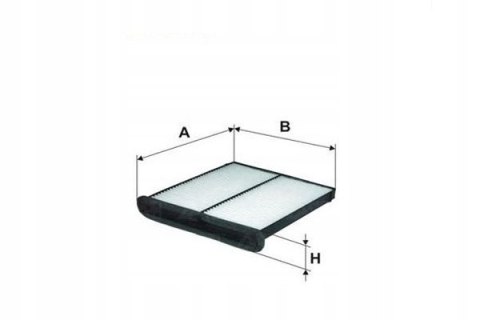 K 1319A-2x - Filtr kabinowy