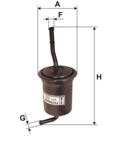 PP885 - Filtr paliwa