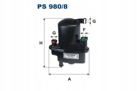 PS 980/8 - Filtr paliwa