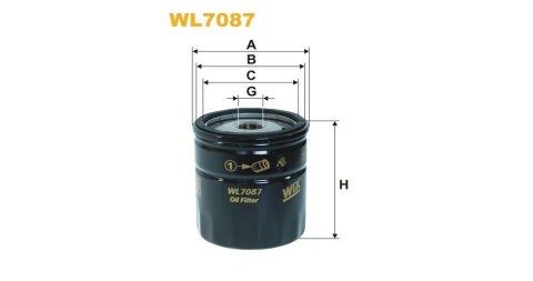 WL7087 - Filtr oleju