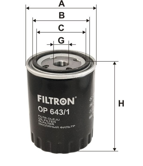 OP 643/1 - Filtr oleju
